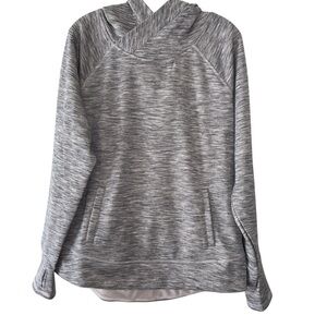 RBX Women's soft Heather Gray Hooded Pullover Sweatshirt